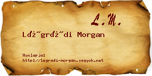 Légrádi Morgan névjegykártya
